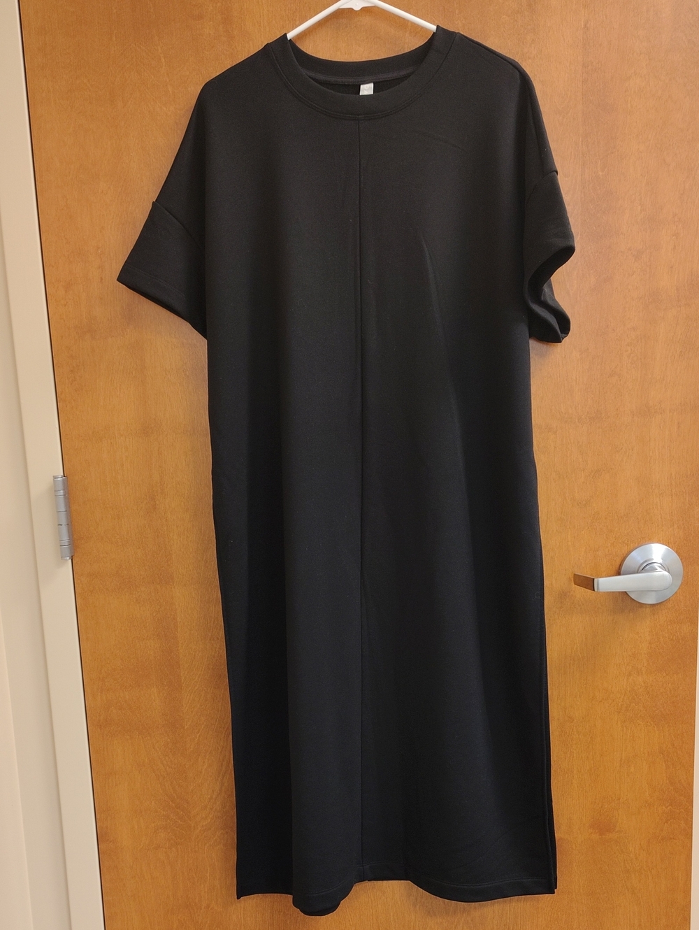 Athleta Sedona Sweatshirt Dress Black